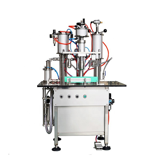Máquina de enchimento barata da lata de pulverizador automático