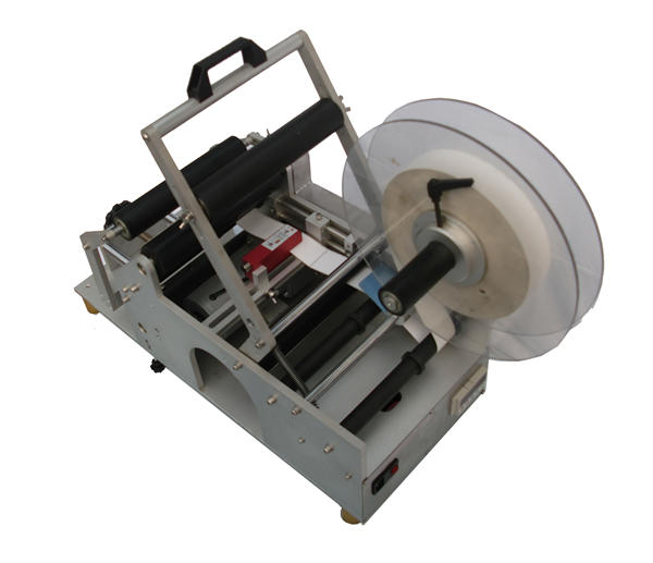 Máquina de etiquetas semi automática de garrafas de fábrica