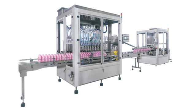 Máquina de enchimento automática de detergentes em aço inoxidável 